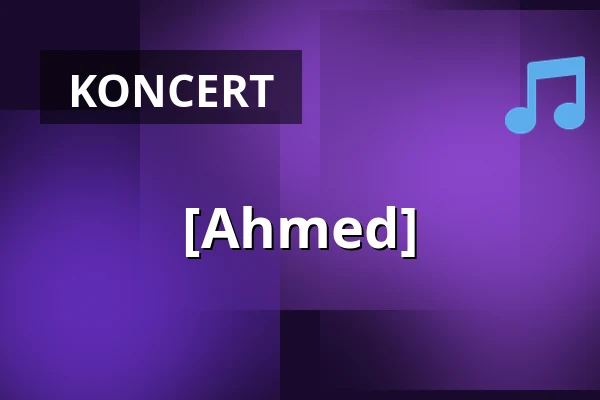 [Ahmed] — Kulturzentrum dasHaus, Ludwigshafen