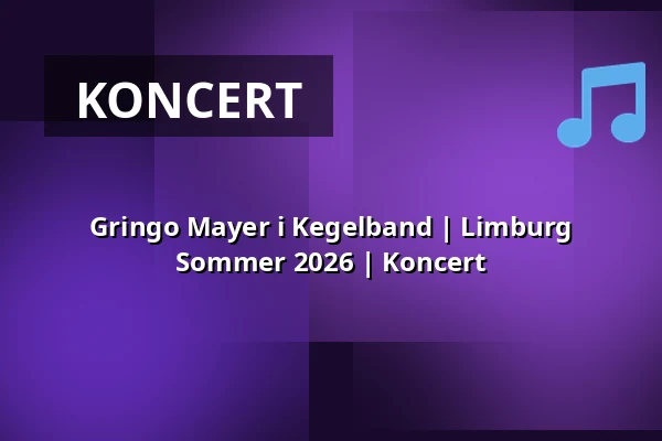 Gringo Mayer i Kegelband | Limburg Sommer 2026 | Koncert — Klosterruine Limburg, Bad Dürkheim