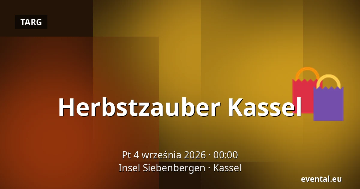 Herbstzauber Kassel — Insel Siebenbergen, Kassel