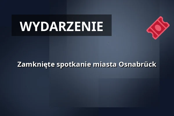 Zamknięte spotkanie miasta Osnabrück — Lagerhalle e. V., Osnabrück