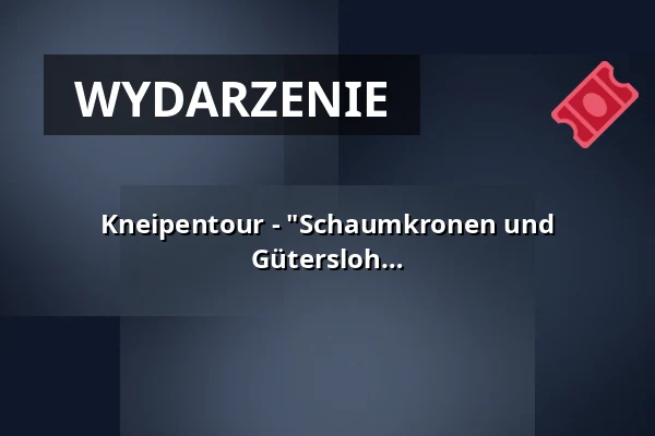 Kneipentour - "Schaumkronen und Stadtgeflüster" - wycieczka po pubach Gütersloh — Apostelkirche Gütersloh, Gütersloh