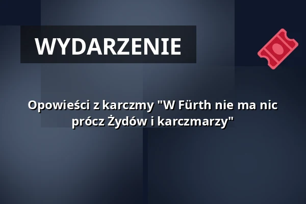 Opowieści z karczmy "W Fürth nie ma nic prócz Żydów i karczmarzy" — Gauklerbrunnen, Fürth