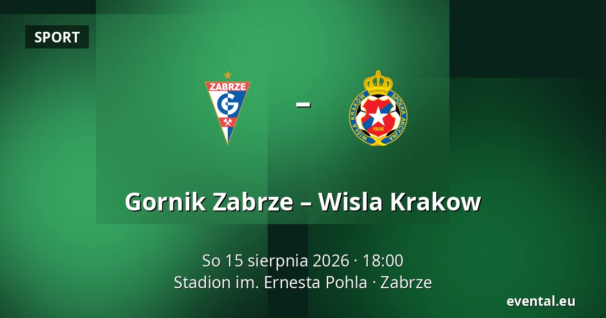 Gornik Zabrze – Wisla Krakow — Stadion im. Ernesta Pohla, Zabrze