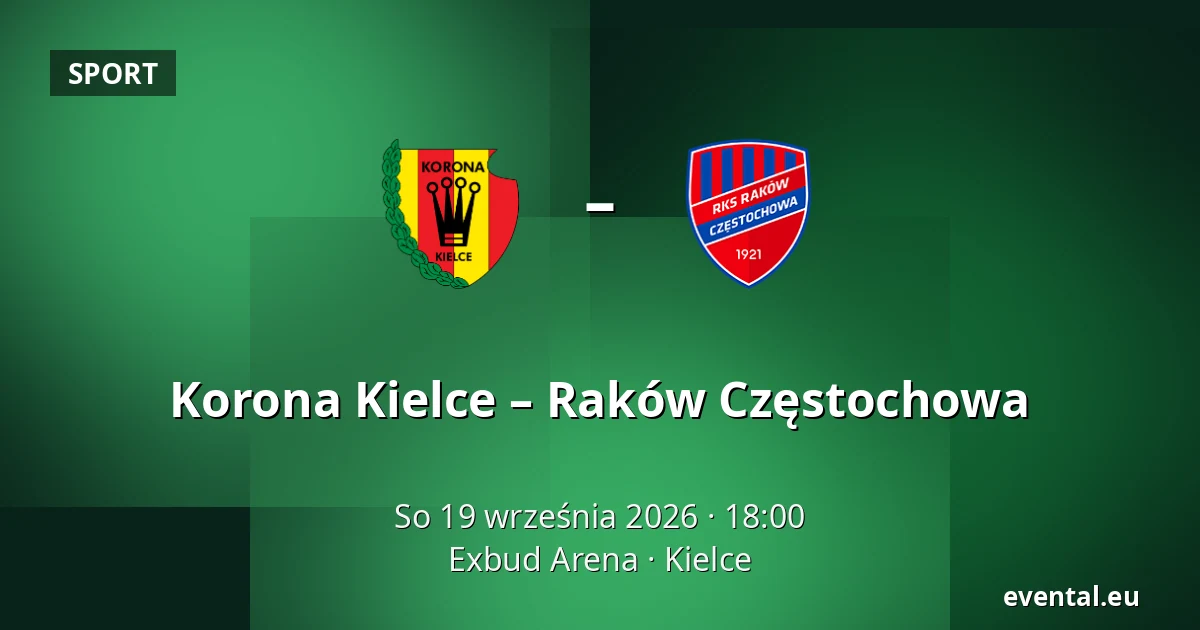 Korona Kielce – Raków Częstochowa — Exbud Arena, Kielce