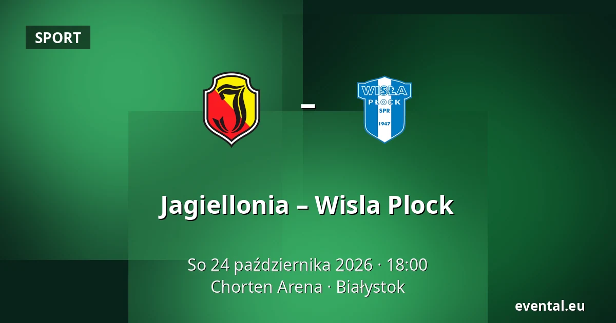 Jagiellonia – Wisla Plock — Chorten Arena, Białystok