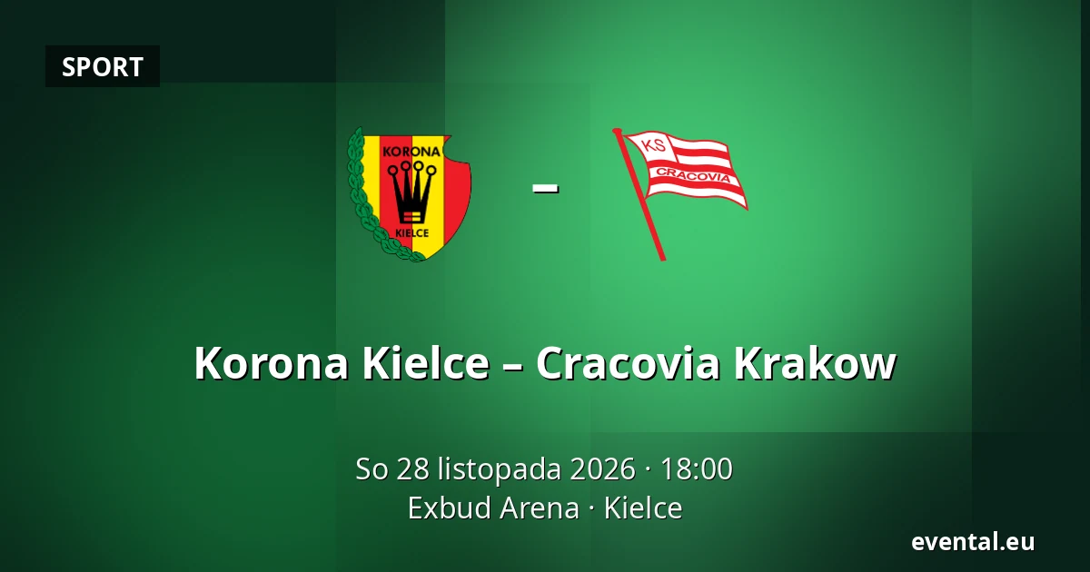 Korona Kielce – Cracovia Krakow — Exbud Arena, Kielce