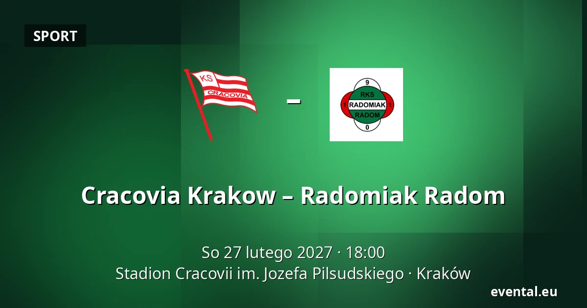 Cracovia Krakow – Radomiak Radom — Stadion Cracovii im. Jozefa Pilsudskiego, Kraków