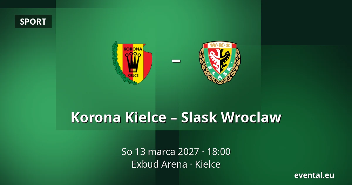 Korona Kielce – Slask Wroclaw — Exbud Arena, Kielce