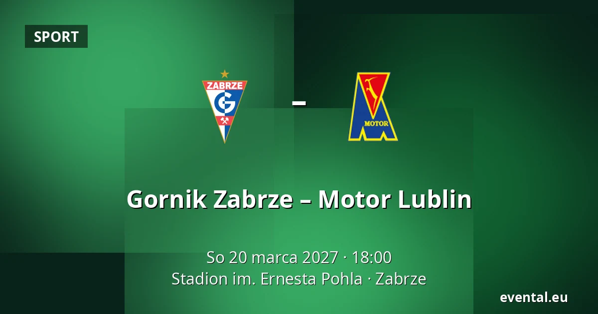 Gornik Zabrze – Motor Lublin — Stadion im. Ernesta Pohla, Zabrze