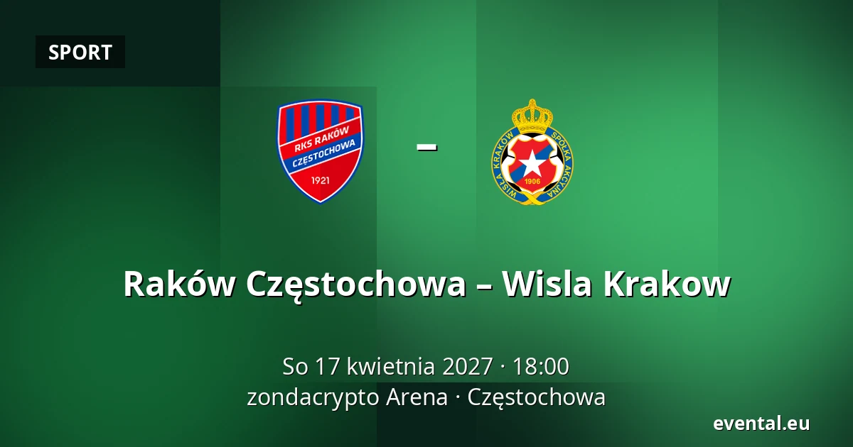 Raków Częstochowa – Wisla Krakow — zondacrypto Arena, Częstochowa