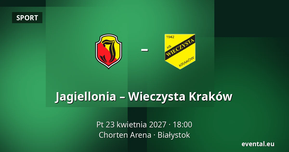 Jagiellonia – Wieczysta Kraków — Chorten Arena, Białystok