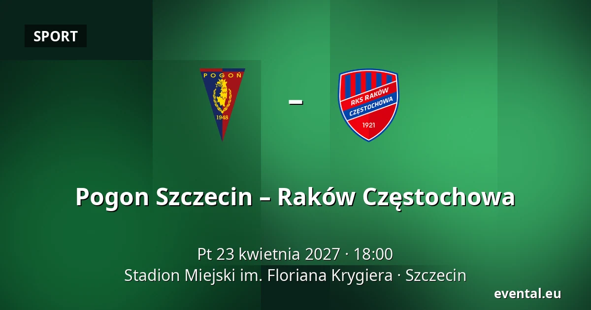 Pogon Szczecin – Raków Częstochowa — Stadion Miejski im. Floriana Krygiera, Szczecin