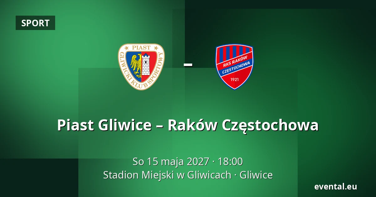 Piast Gliwice – Raków Częstochowa — Stadion Miejski w Gliwicach, Gliwice