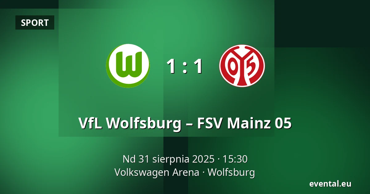 VfL Wolfsburg – FSV Mainz 05 — Volkswagen Arena, Wolfsburg