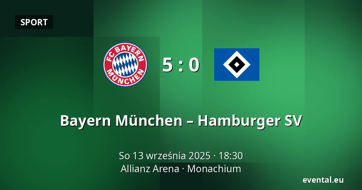 Bayern München – Hamburger SV — Allianz Arena, Monachium
