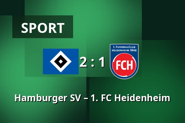 Hamburger SV – 1. FC Heidenheim — Volksparkstadion, Hamburg