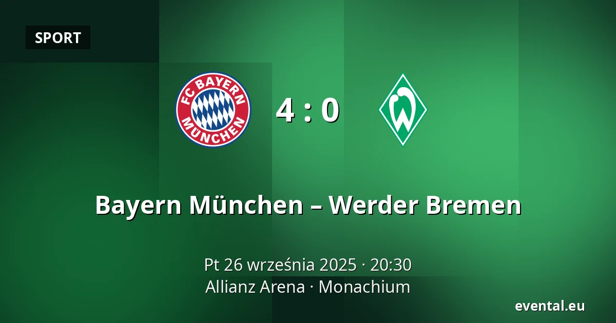 Bayern München – Werder Bremen — Allianz Arena, Monachium