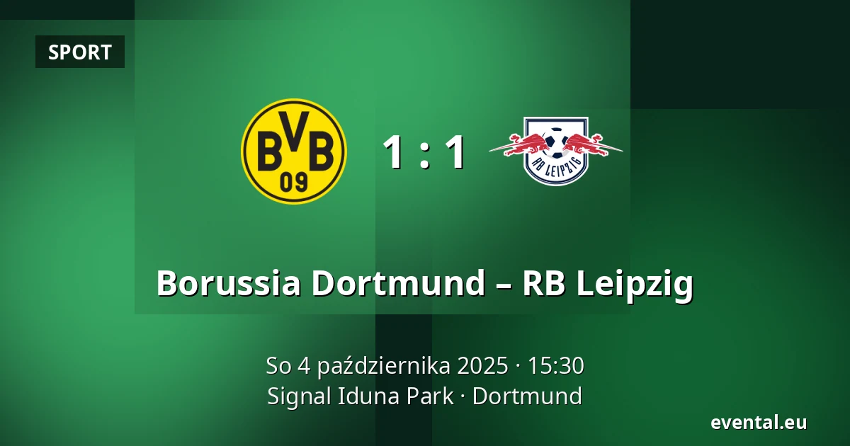 Borussia Dortmund – RB Leipzig — Signal Iduna Park, Dortmund