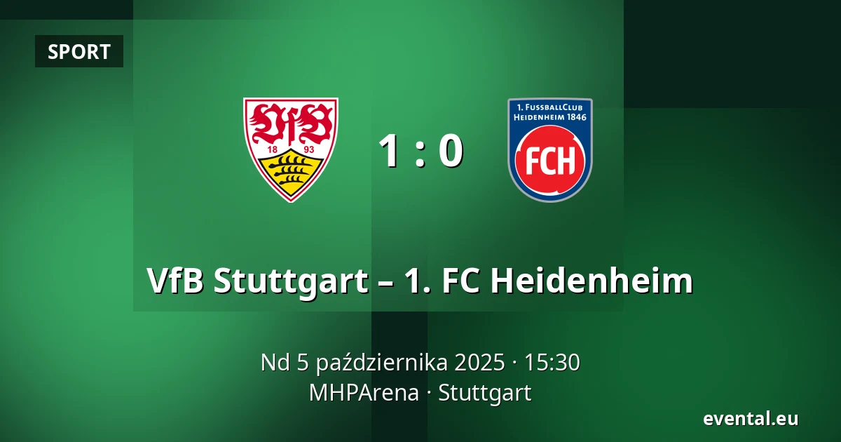 VfB Stuttgart – 1. FC Heidenheim — MHPArena, Stuttgart