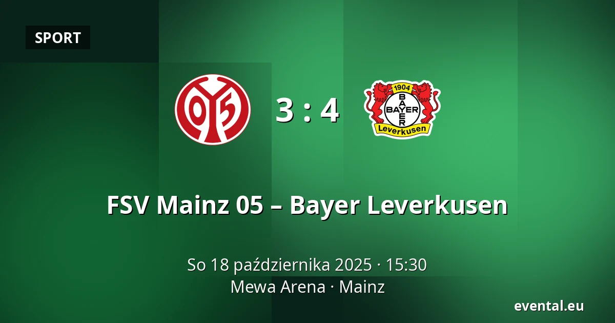 FSV Mainz 05 – Bayer Leverkusen — Mewa Arena, Mainz