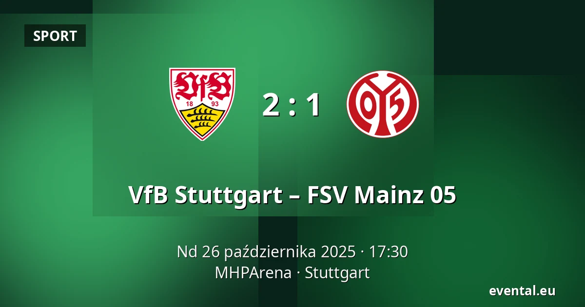VfB Stuttgart – FSV Mainz 05 — MHPArena, Stuttgart