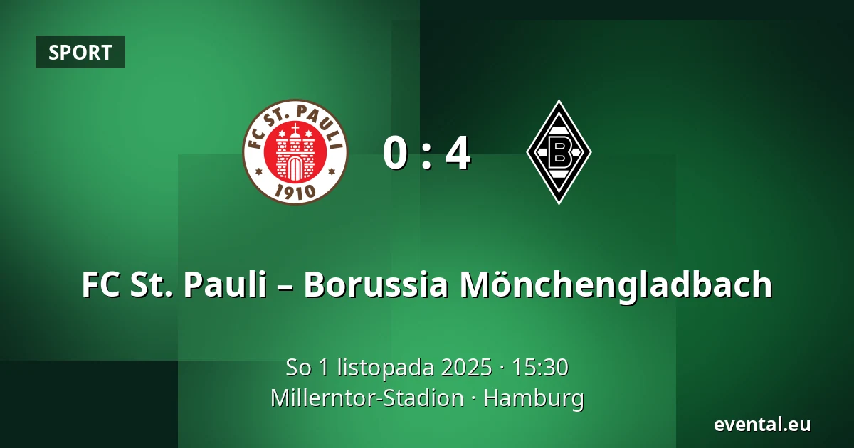 FC St. Pauli – Borussia Mönchengladbach — Millerntor-Stadion, Hamburg