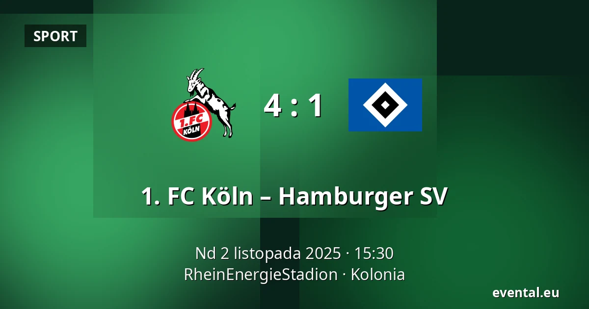 1. FC Köln – Hamburger SV — RheinEnergieStadion, Kolonia