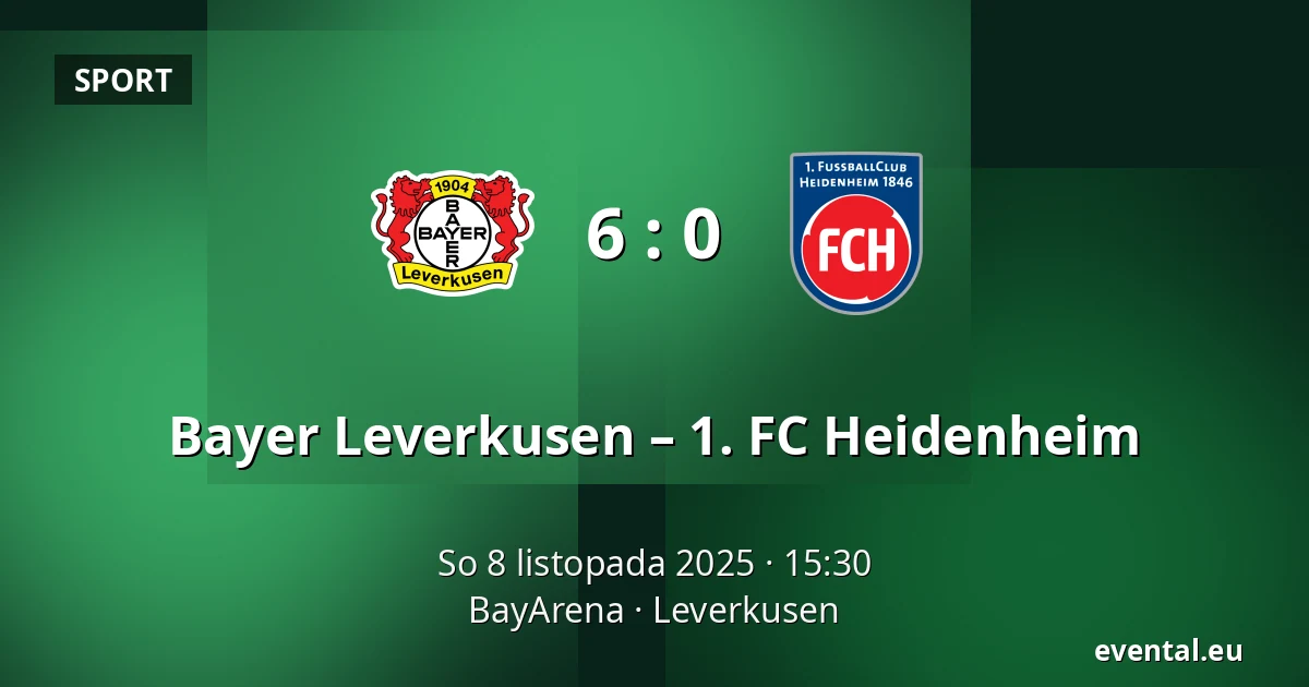 Bayer Leverkusen – 1. FC Heidenheim — BayArena, Leverkusen