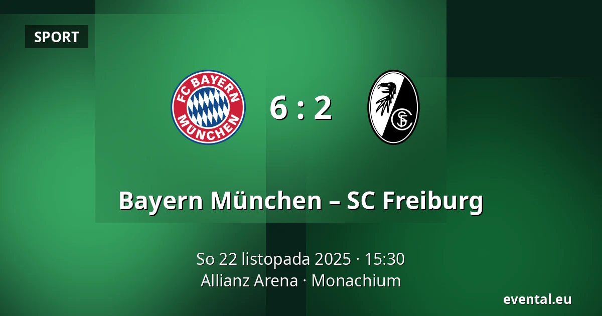 Bayern München – SC Freiburg — Allianz Arena, Monachium
