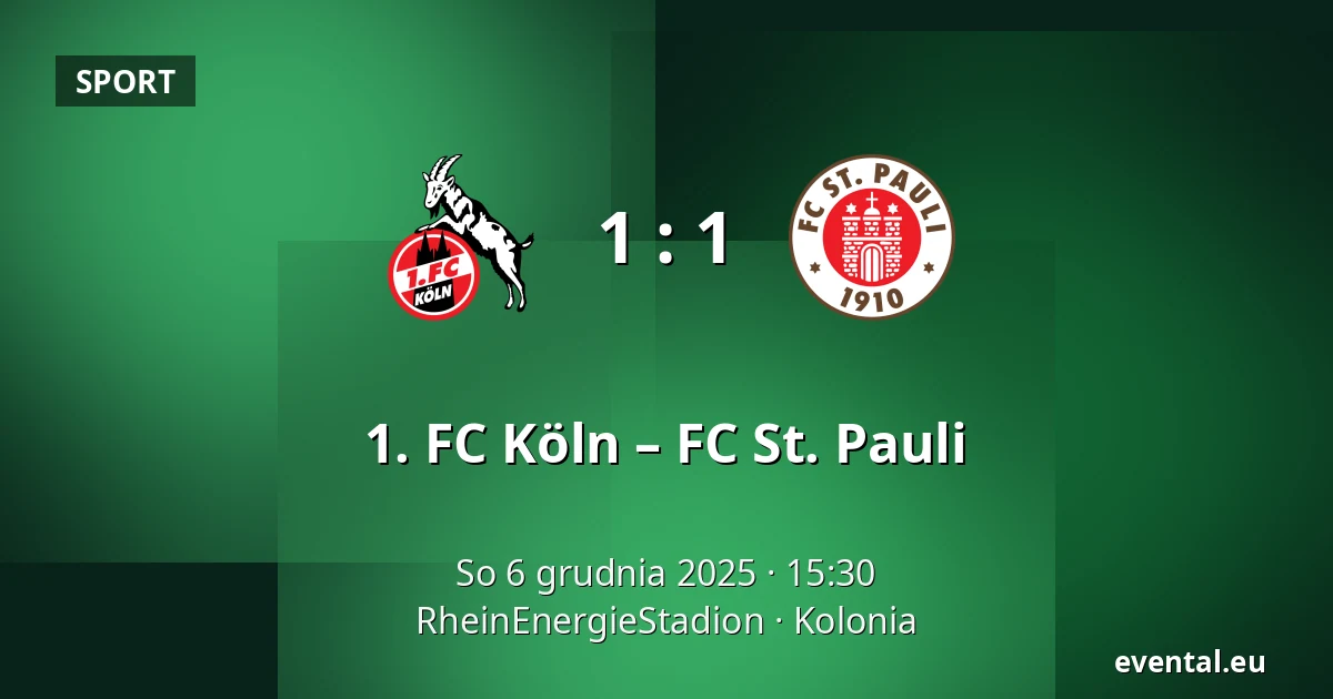 1. FC Köln – FC St. Pauli — RheinEnergieStadion, Kolonia