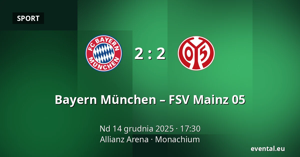 Bayern München – FSV Mainz 05 — Allianz Arena, Monachium