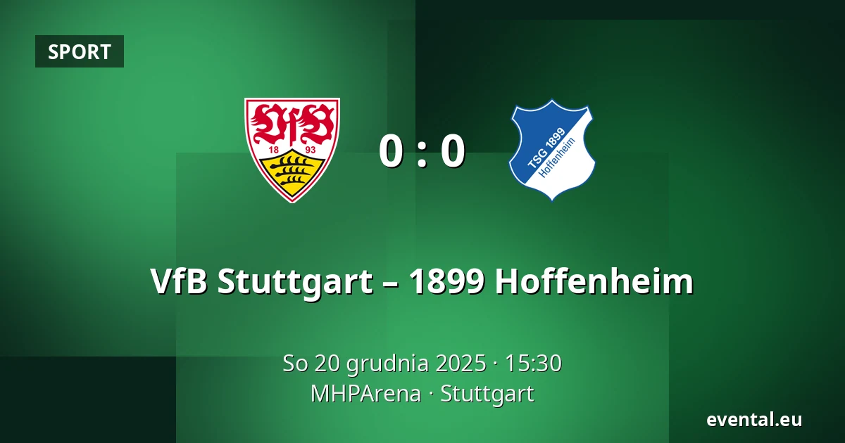 VfB Stuttgart – 1899 Hoffenheim — MHPArena, Stuttgart