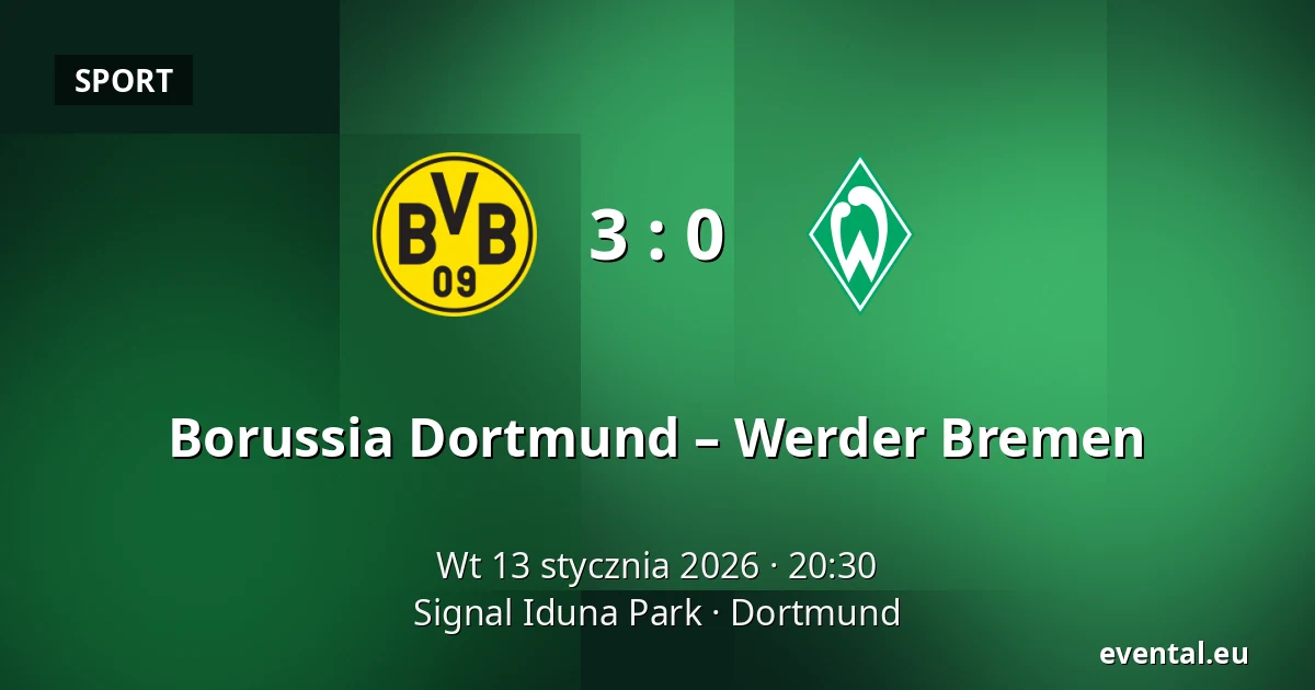 Borussia Dortmund – Werder Bremen — Signal Iduna Park, Dortmund