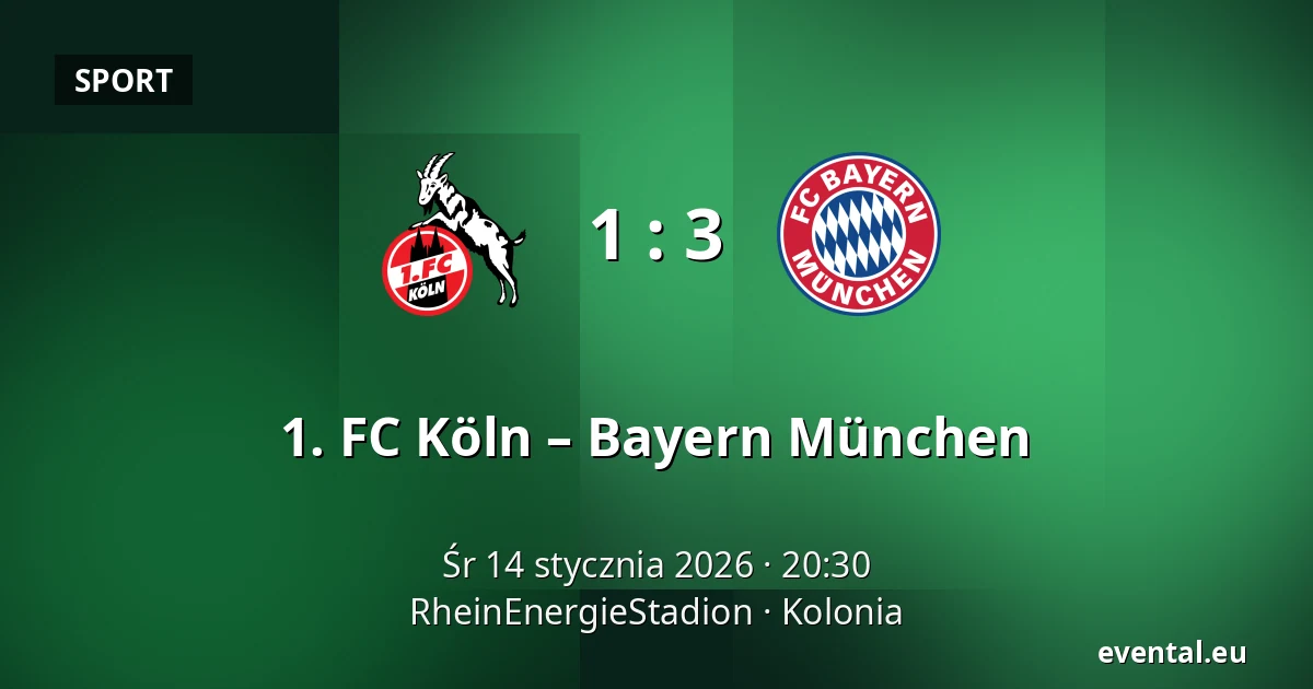 1. FC Köln – Bayern München — RheinEnergieStadion, Kolonia