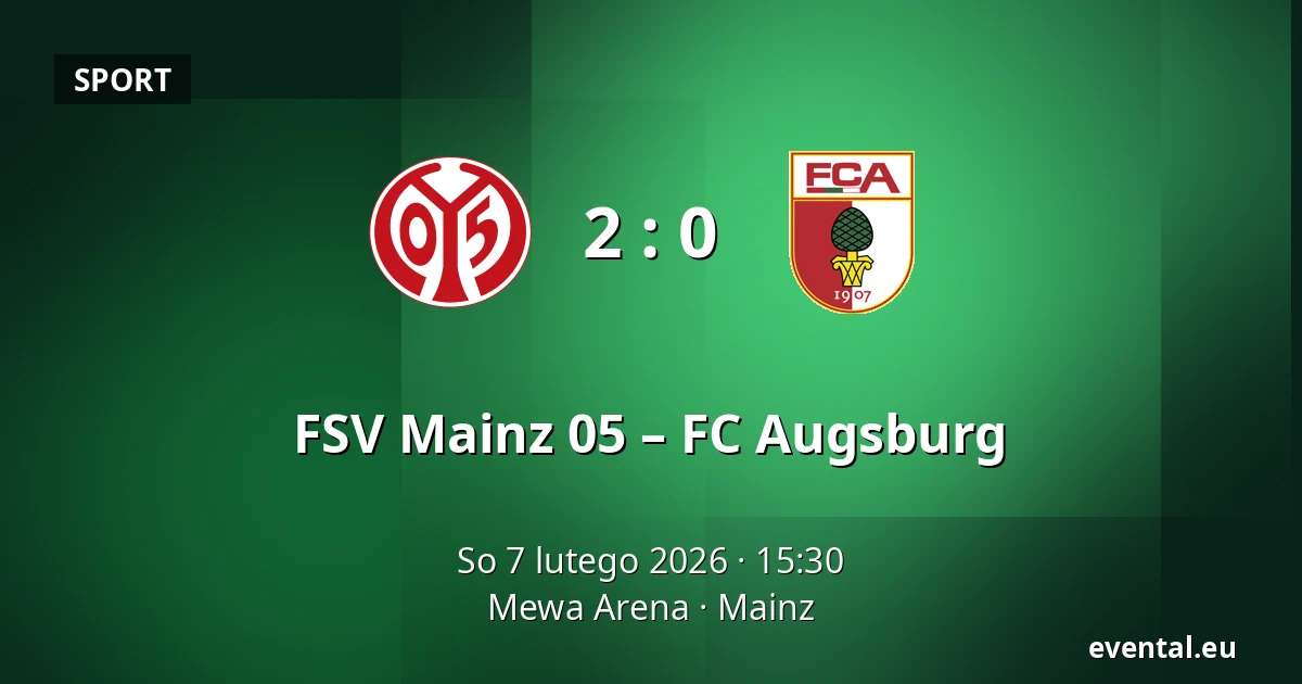 FSV Mainz 05 – FC Augsburg — Mewa Arena, Mainz