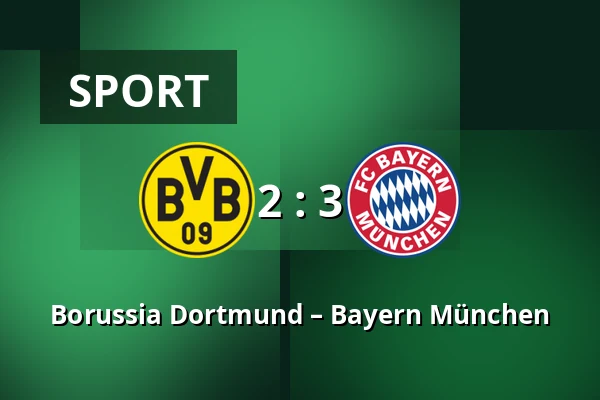 Borussia Dortmund – Bayern München — Signal Iduna Park, Dortmund