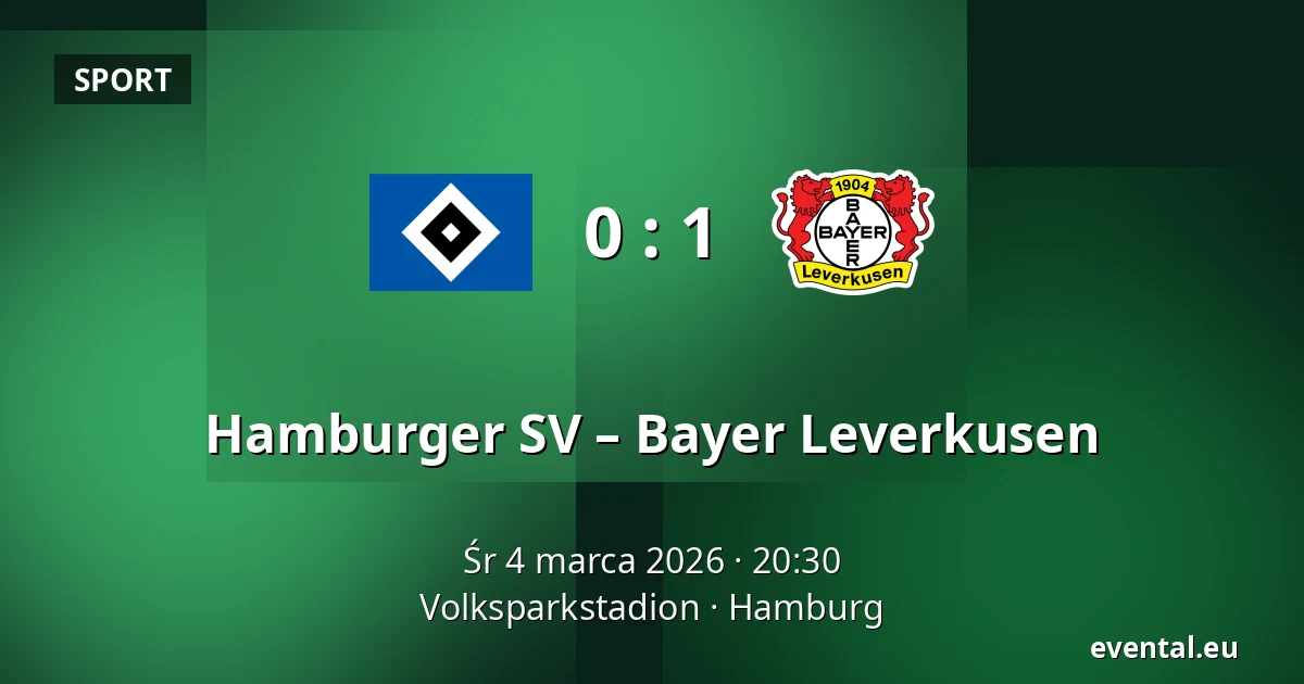 Hamburger SV – Bayer Leverkusen — Volksparkstadion, Hamburg