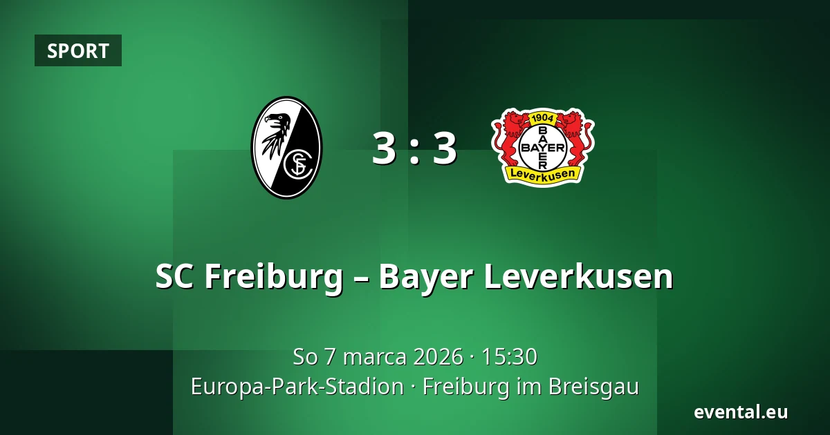 SC Freiburg – Bayer Leverkusen — Europa-Park-Stadion, Freiburg im Breisgau