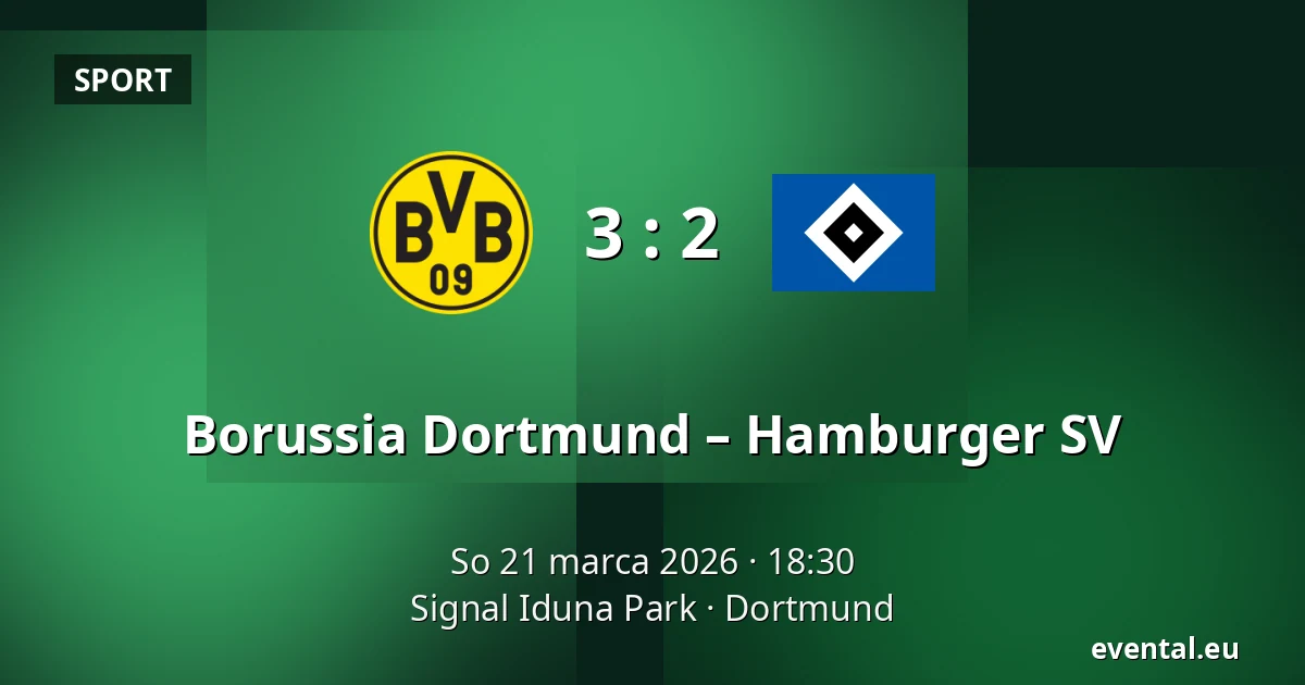 Borussia Dortmund – Hamburger SV — Signal Iduna Park, Dortmund