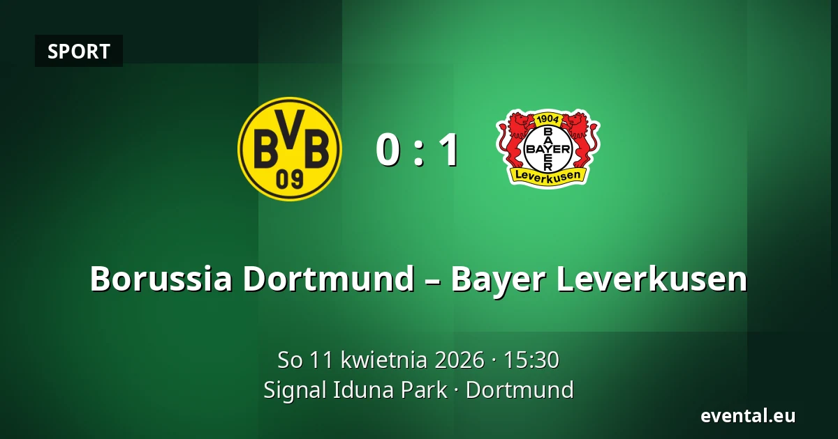 Borussia Dortmund – Bayer Leverkusen — Signal Iduna Park, Dortmund