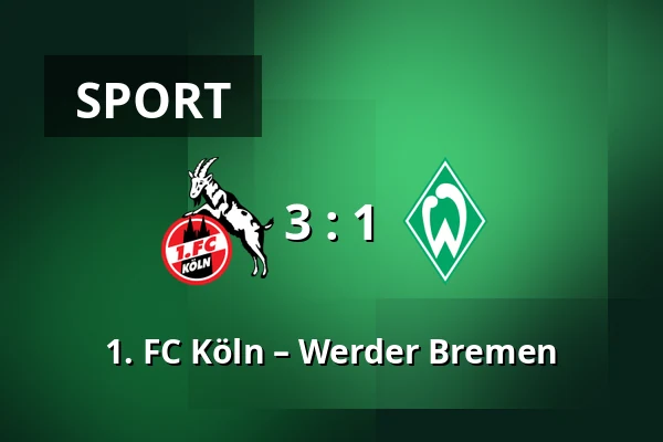 1. FC Köln – Werder Bremen — RheinEnergieStadion, Kolonia