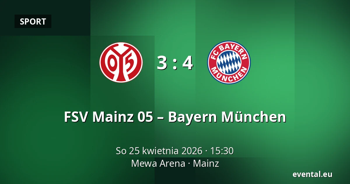 FSV Mainz 05 – Bayern München — Mewa Arena, Mainz
