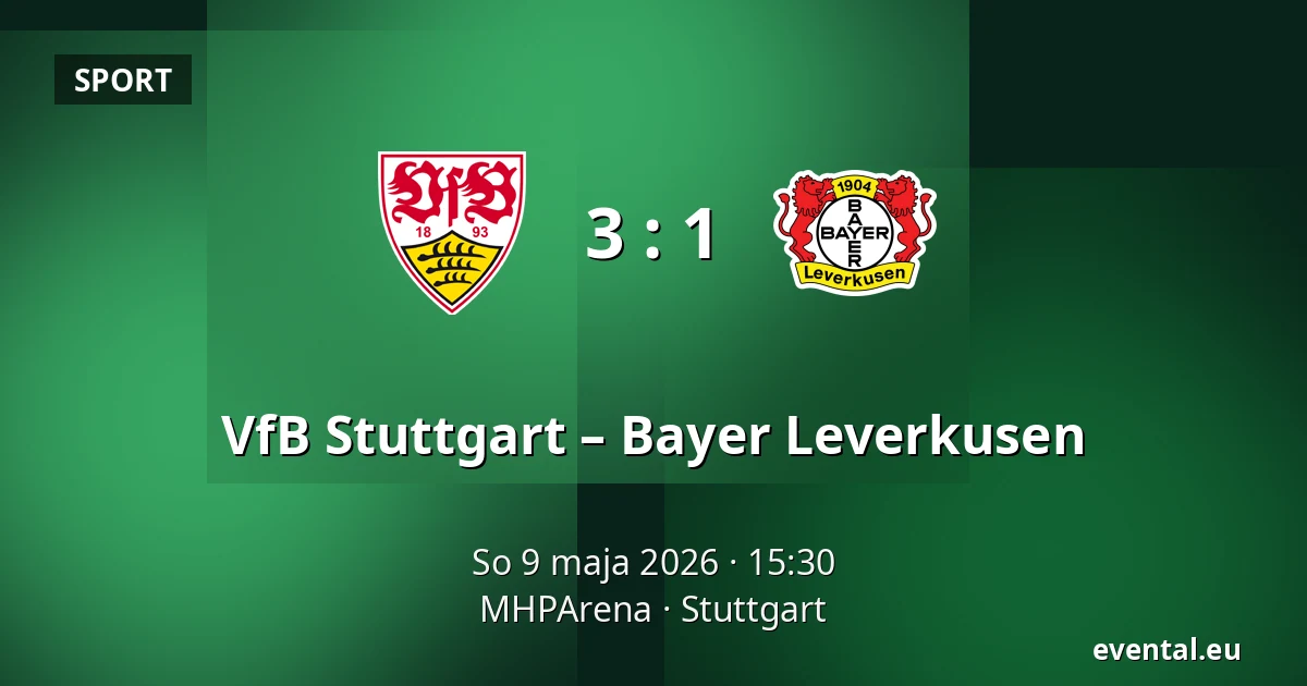 VfB Stuttgart – Bayer Leverkusen — MHPArena, Stuttgart