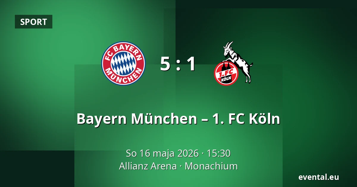 Bayern München – 1. FC Köln — Allianz Arena, Monachium