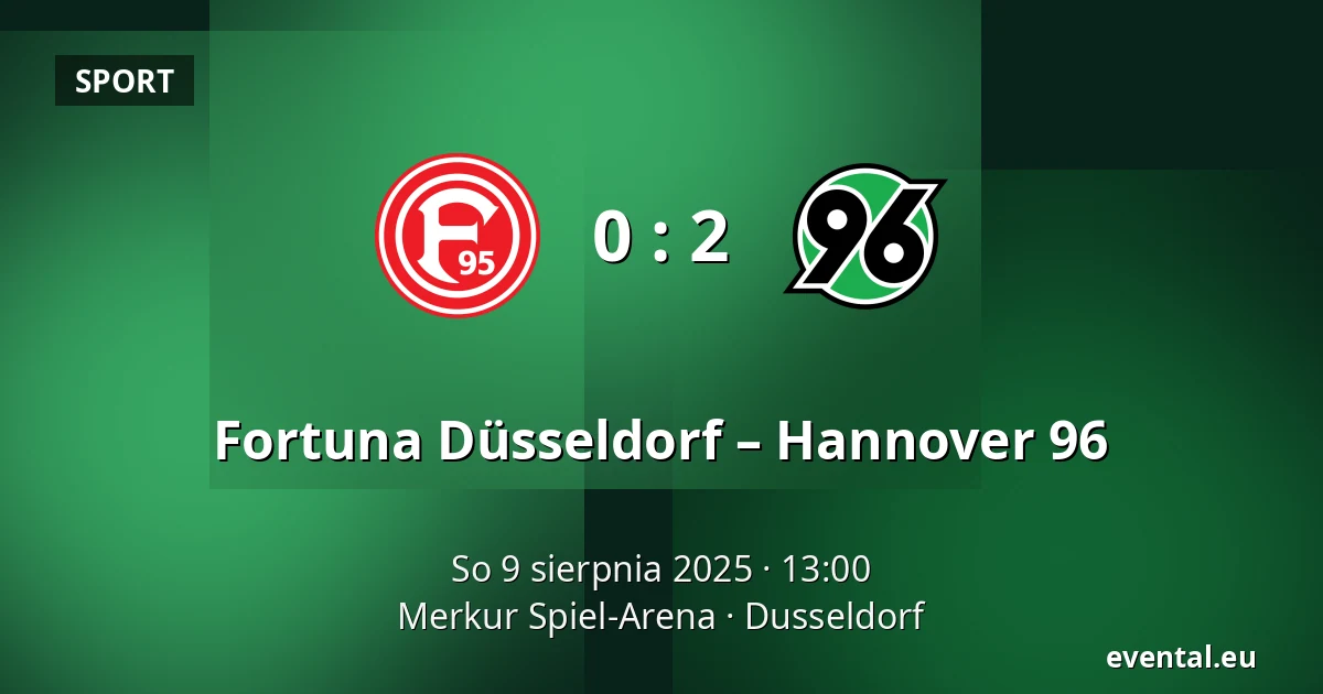 Fortuna Düsseldorf – Hannover 96 — Merkur Spiel-Arena, Dusseldorf
