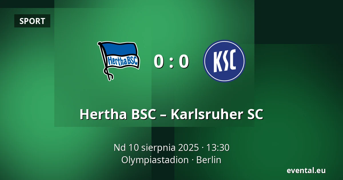 Hertha BSC – Karlsruher SC — Olympiastadion, Berlin
