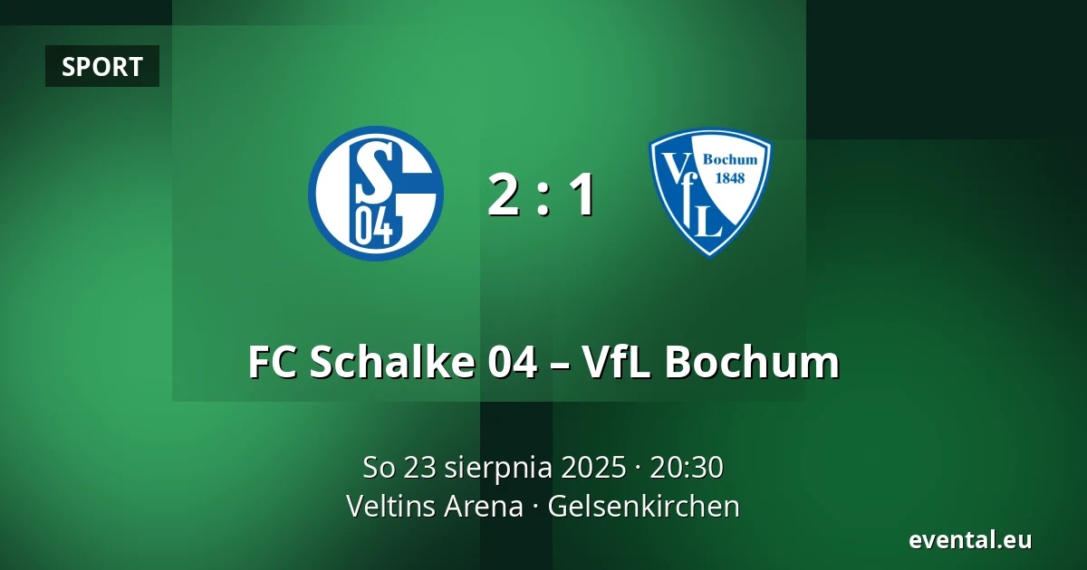 FC Schalke 04 – VfL Bochum — Veltins Arena, Gelsenkirchen