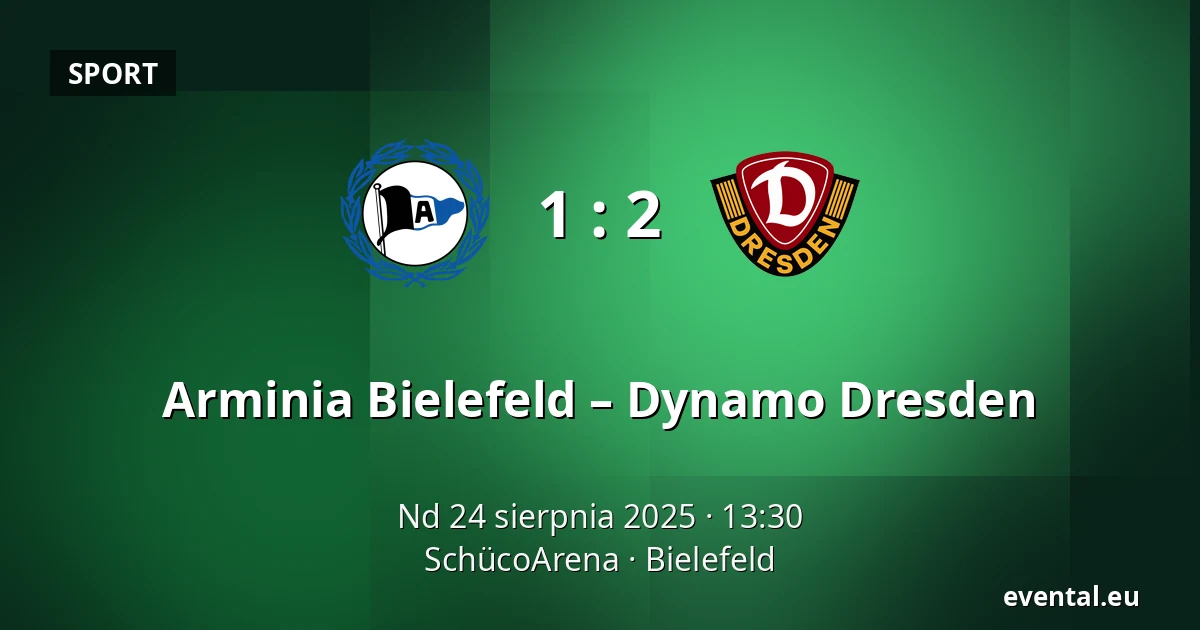 Arminia Bielefeld – Dynamo Dresden — SchücoArena, Bielefeld