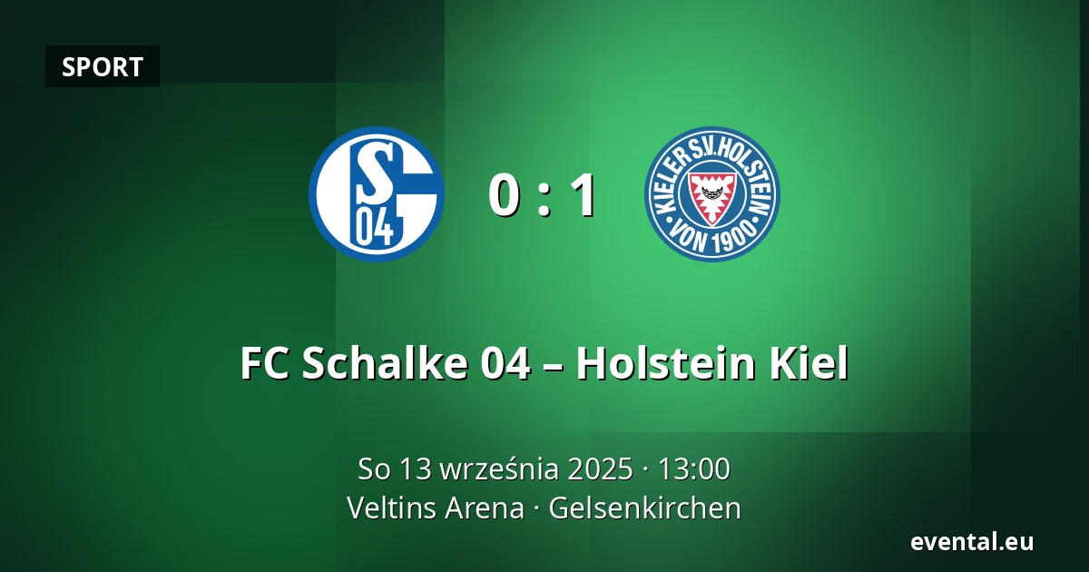 FC Schalke 04 – Holstein Kiel — Veltins Arena, Gelsenkirchen
