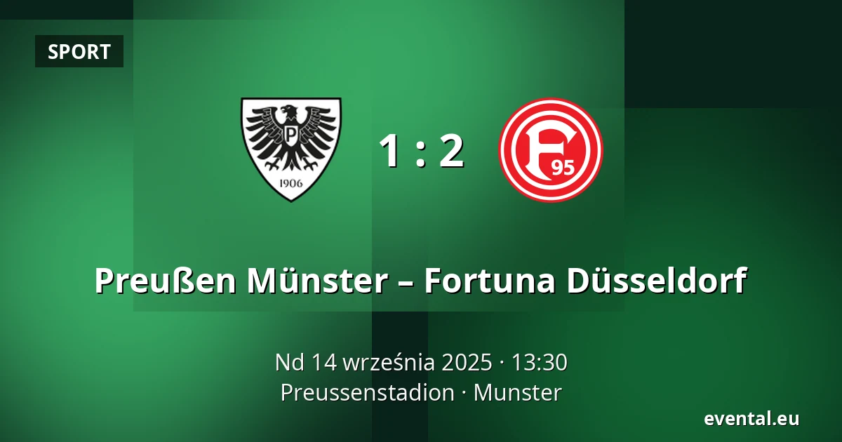 Preußen Münster – Fortuna Düsseldorf — Preussenstadion, Munster
